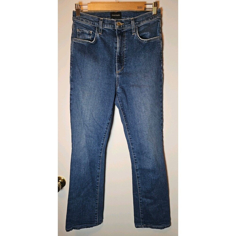 Favorite Daughter Size 28 Valentina High Rise  Ascot Blue Boot Denim Jeans